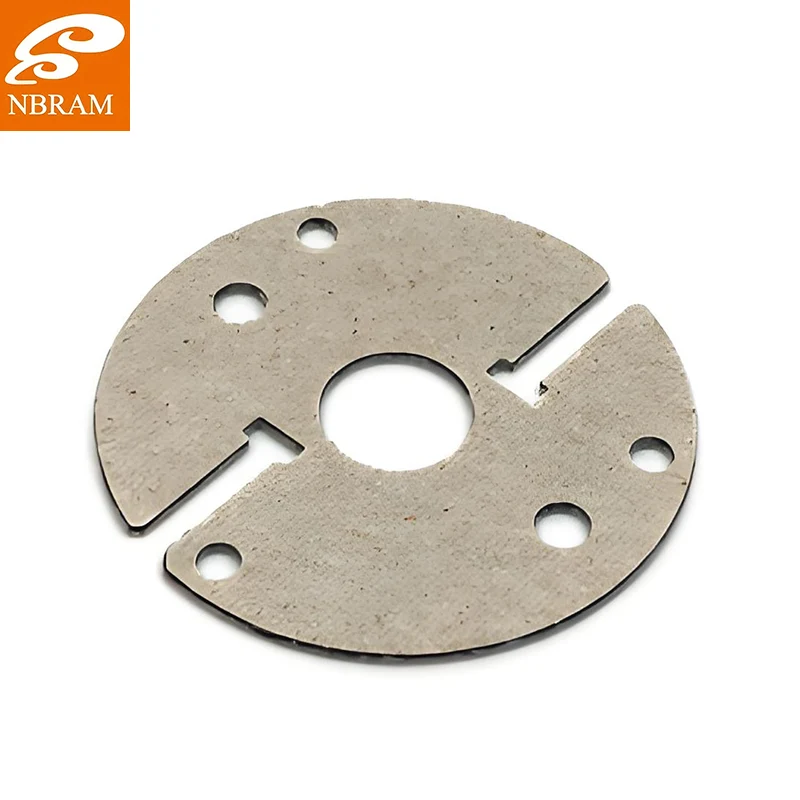 Foglio di mica distanziatore per tubo elettronico